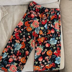 Zara floral culottes